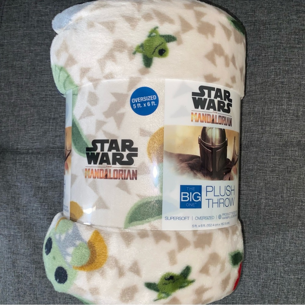 Star Wars The Mandalorian Grogu Blanket